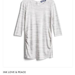 Tarani Maternity Button Back French Terry Knit Top